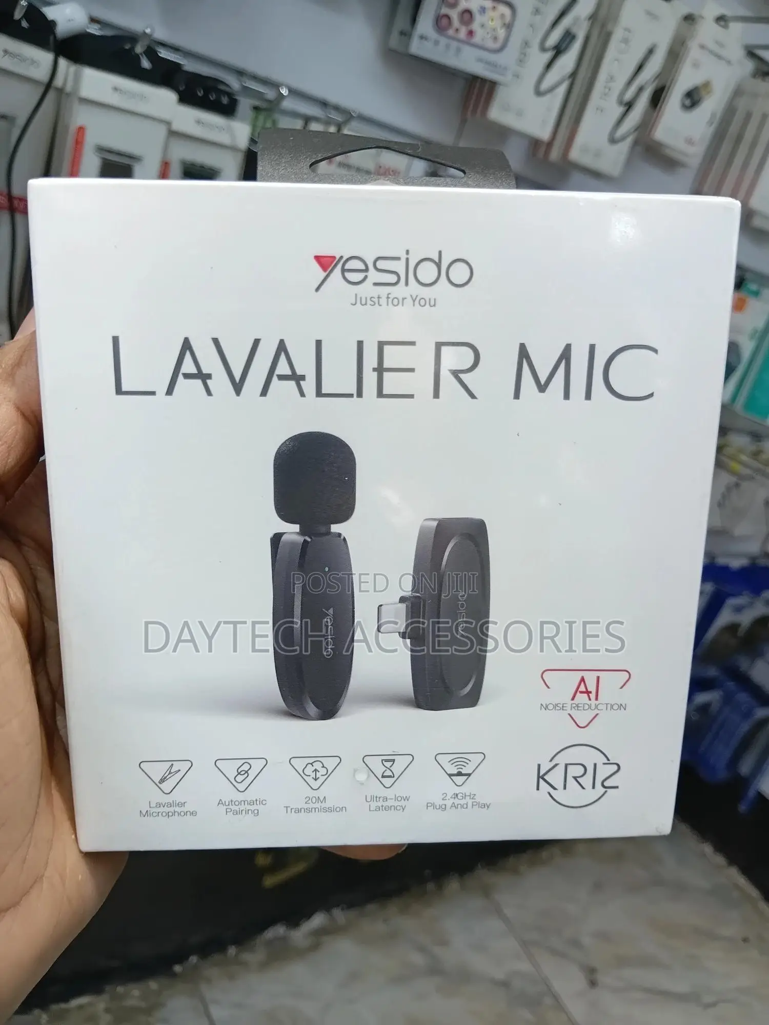 Yesido Clip-on Single Microphone Usb Type-C 70mah.
