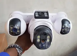 V380 Outdoor 4g Four Lens Security Solar Outdoor Camera