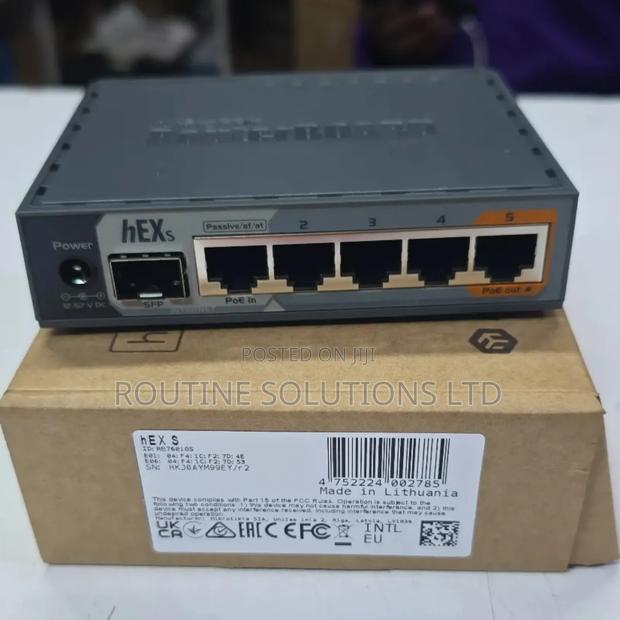 Mikrotik Hex S Rb760igs 5 Port Gigabit Router