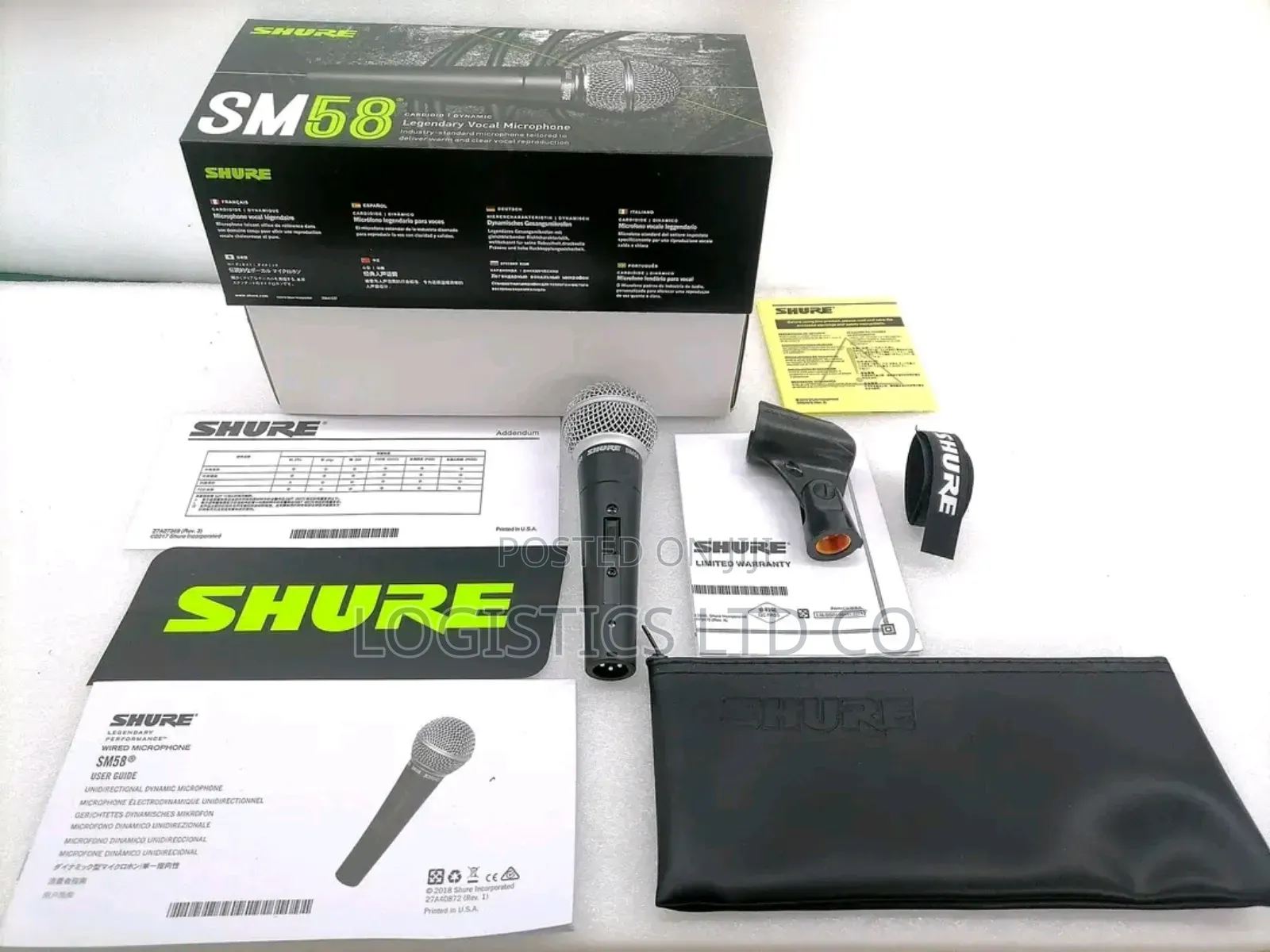 Shure Sm58 Vocal Microphone