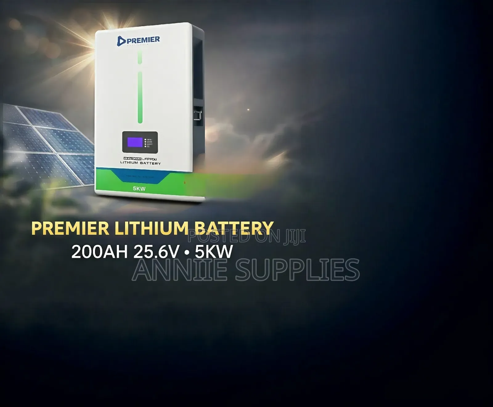 25.6v 200ah Lithium Battery (5.12kwh)