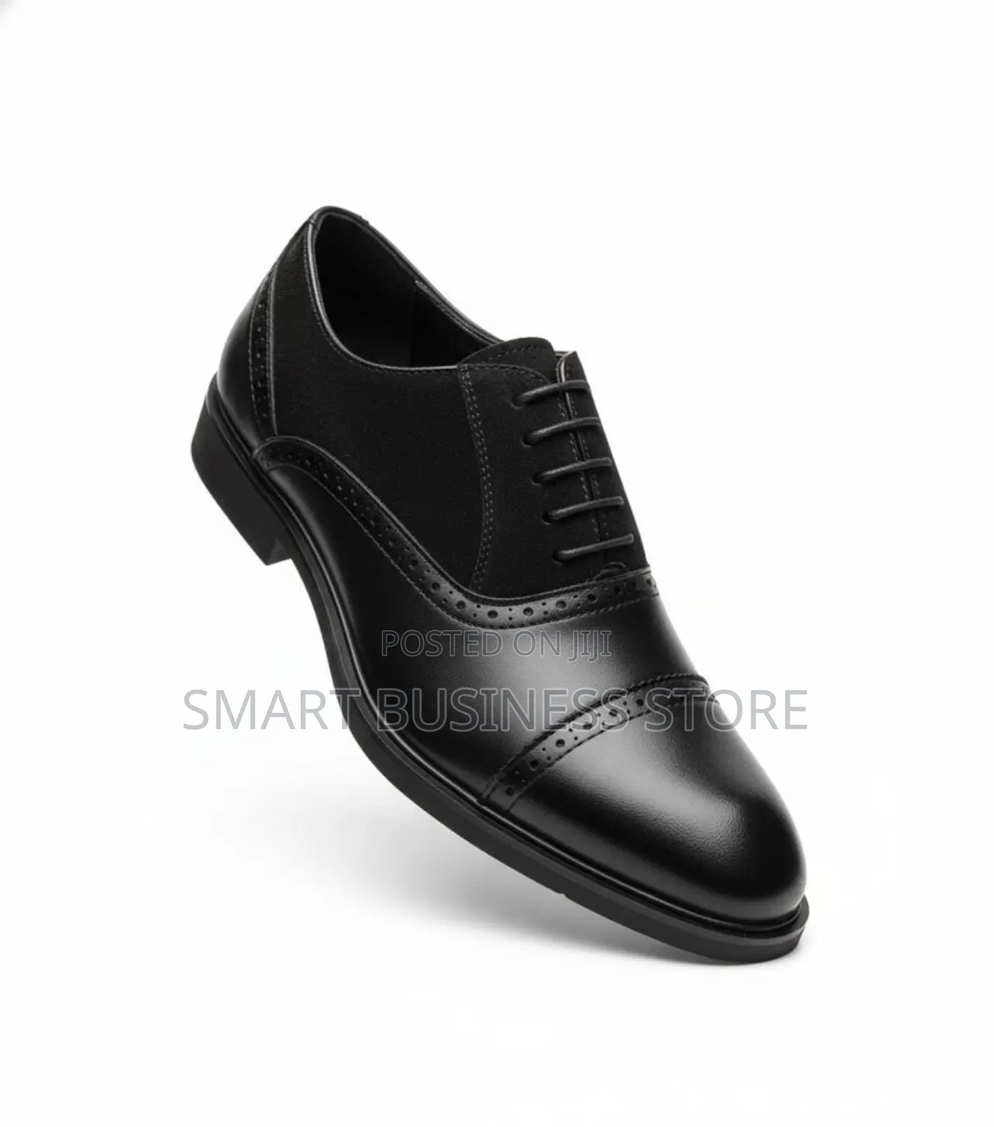 Black Leather Official Shoes for Men Sizes 40-45