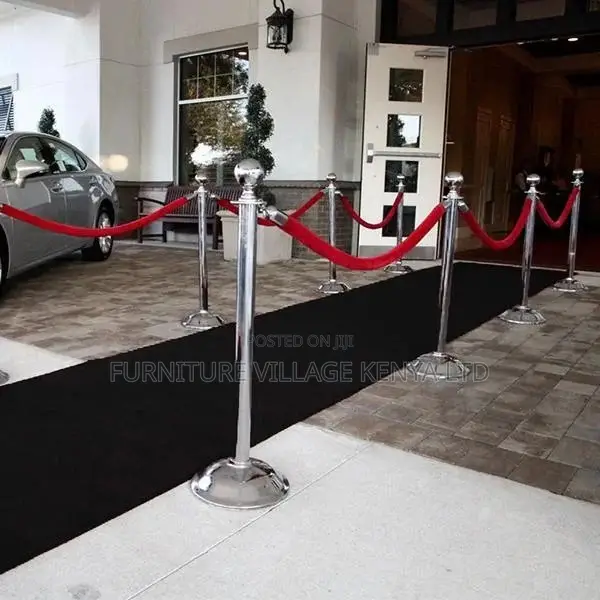 Gold Crowd Control Barrier Set of Six Pieces