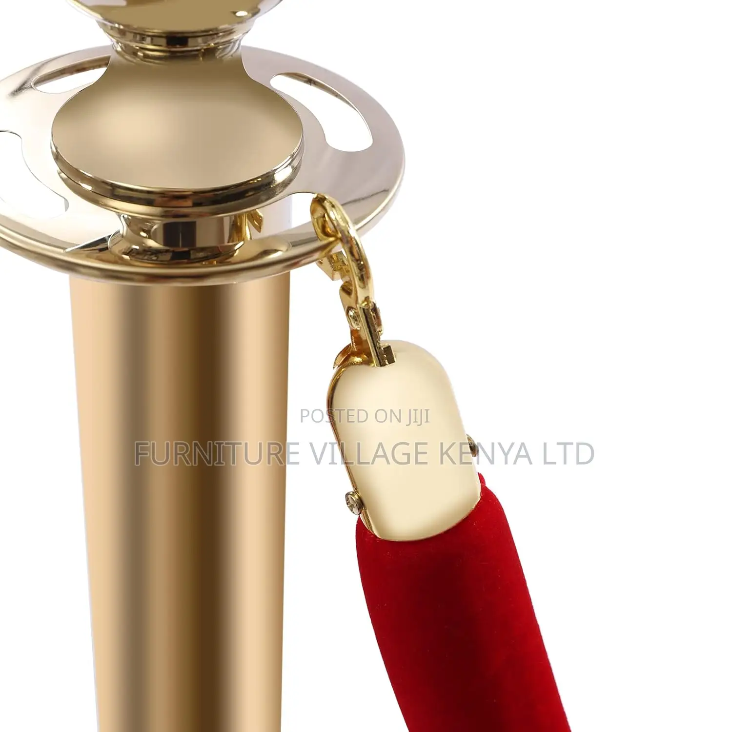Gold Crowd Control Barrier Set of Six Pieces