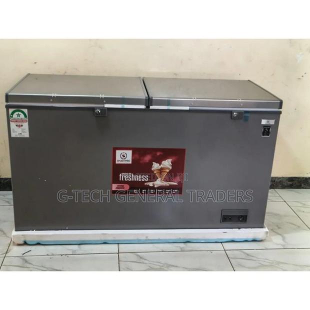 Smartpro Double Flip Energy Saver 450l Chest Freezer