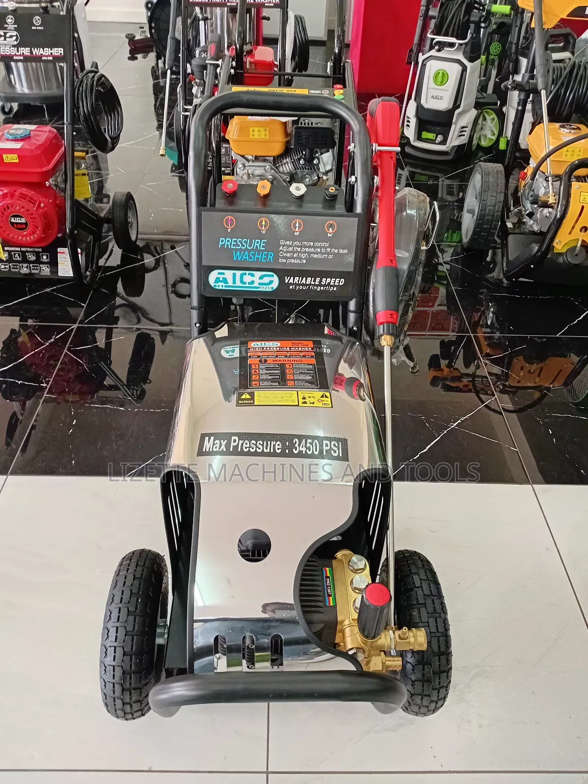 Aico Japan 3450psi High Pressure Washer With 5hp Motor