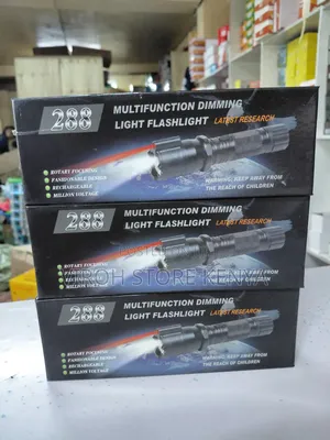 Type 288 Flashlight Rechargeable Torch With Laser
