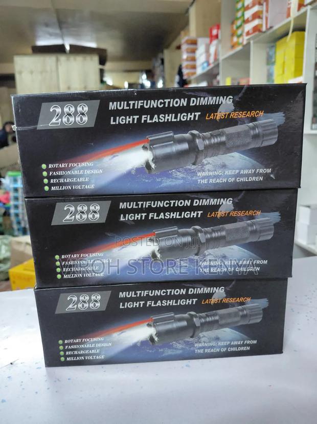Type 288 Flashlight Rechargeable Torch With Laser