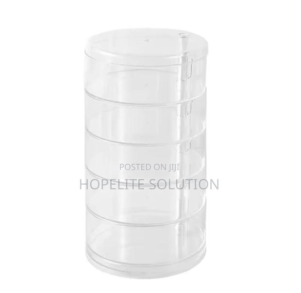 5 Layered Rotating Jewelry Storage Container - thumbnail 2