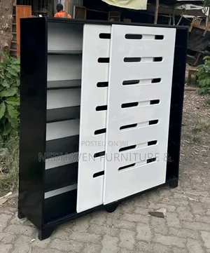 Shoerack With Sliding Doors – Modern Storage Cabinet