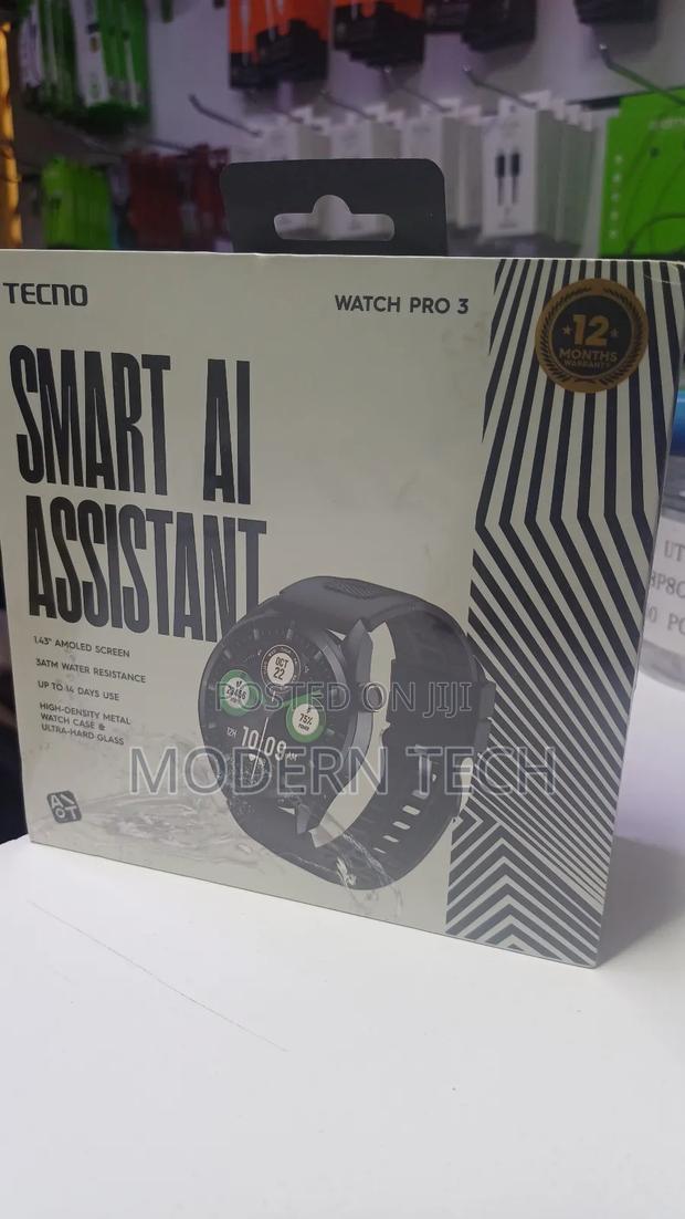 Tecno Watch Pro 3 – Smart Fitness Companion With Bluetooth Calling