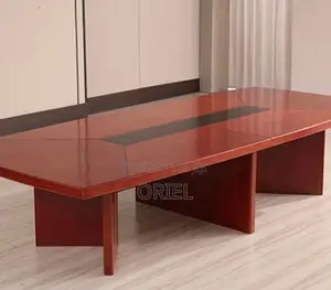 Office Table : Office 3-Meter Mahogany Boardroom Table