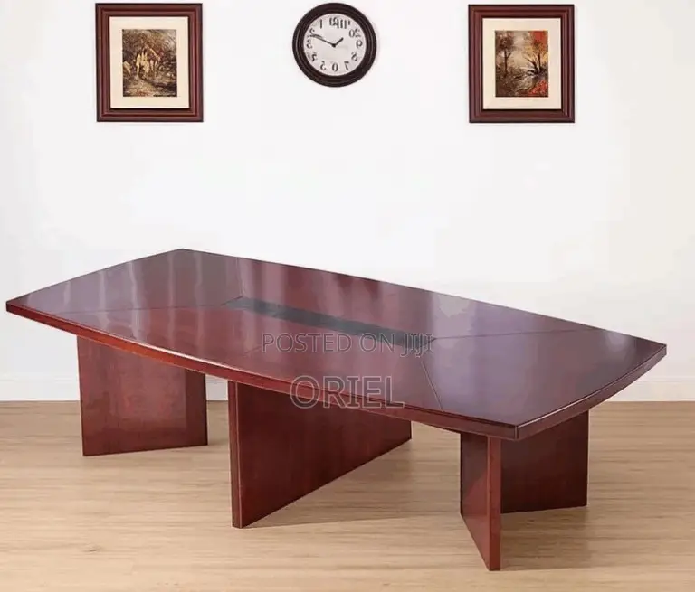 Office Table : Office 3-Meter Mahogany Boardroom Table