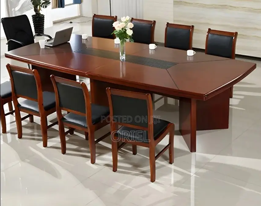 Office Table : Office 3-Meter Mahogany Boardroom Table