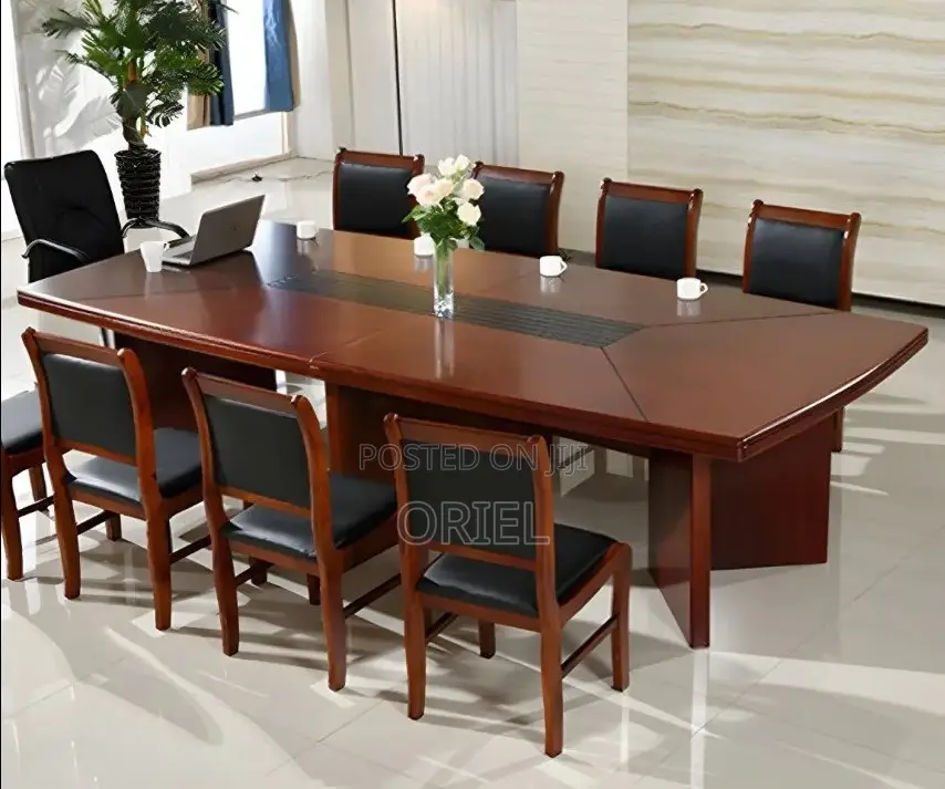 Office Table : Office 3-Meter Mahogany Boardroom Table