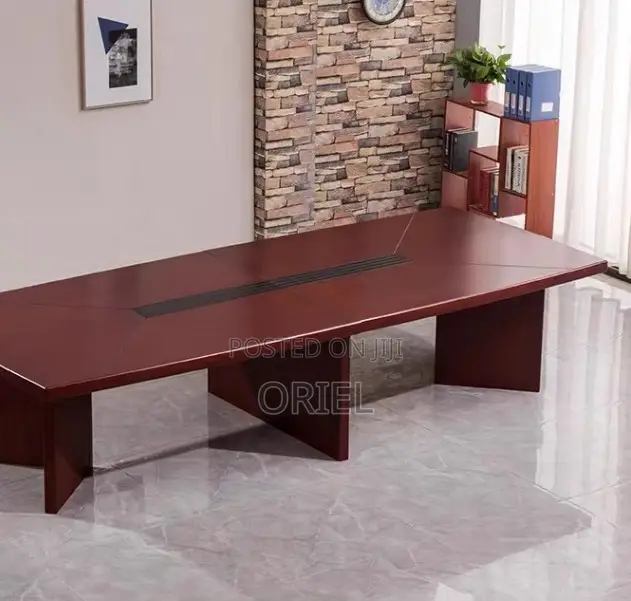Office Table : Office 3-Meter Mahogany Boardroom Table