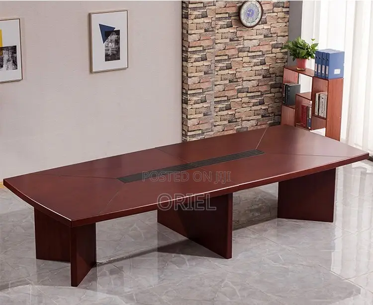 Office Table : Office 3-Meter Mahogany Boardroom Table