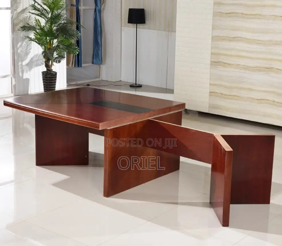 Office Table : Office 3-Meter Mahogany Boardroom Table
