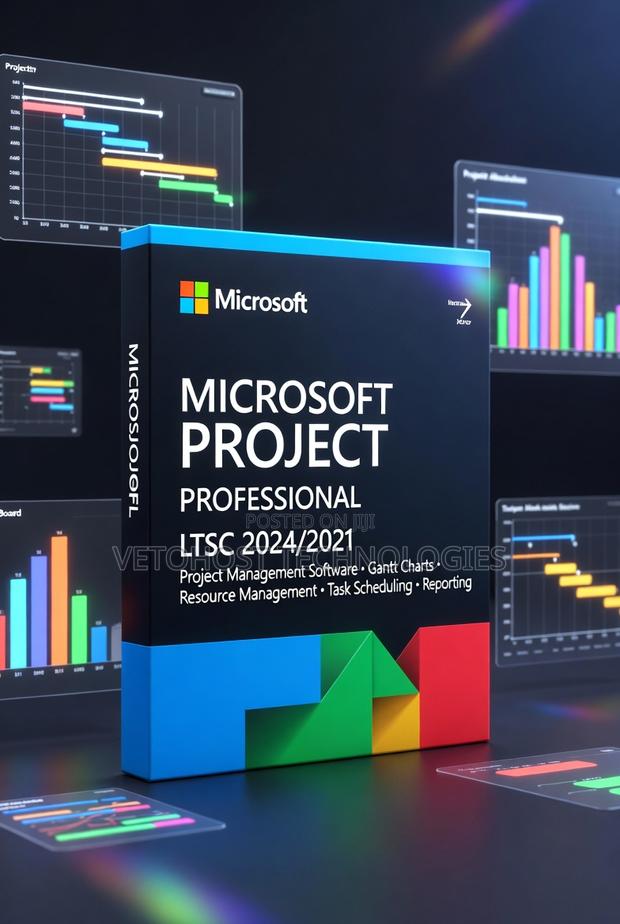 Microsoft Project Professional 2024/2021– Project Management Software - main view