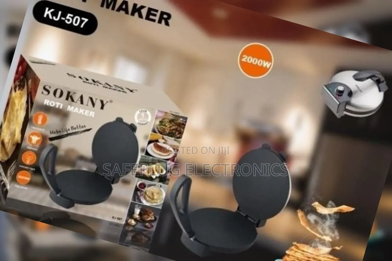 Sokany Chapati Maker – Your Kitchen Helper