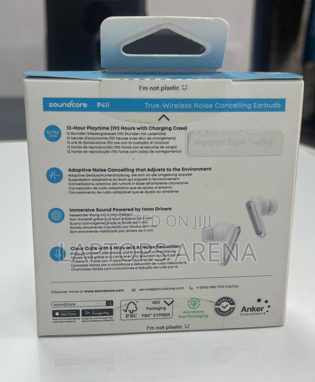 Soundcore P41i Earbuds With Built-in Phone Charging-White - thumbnail 2