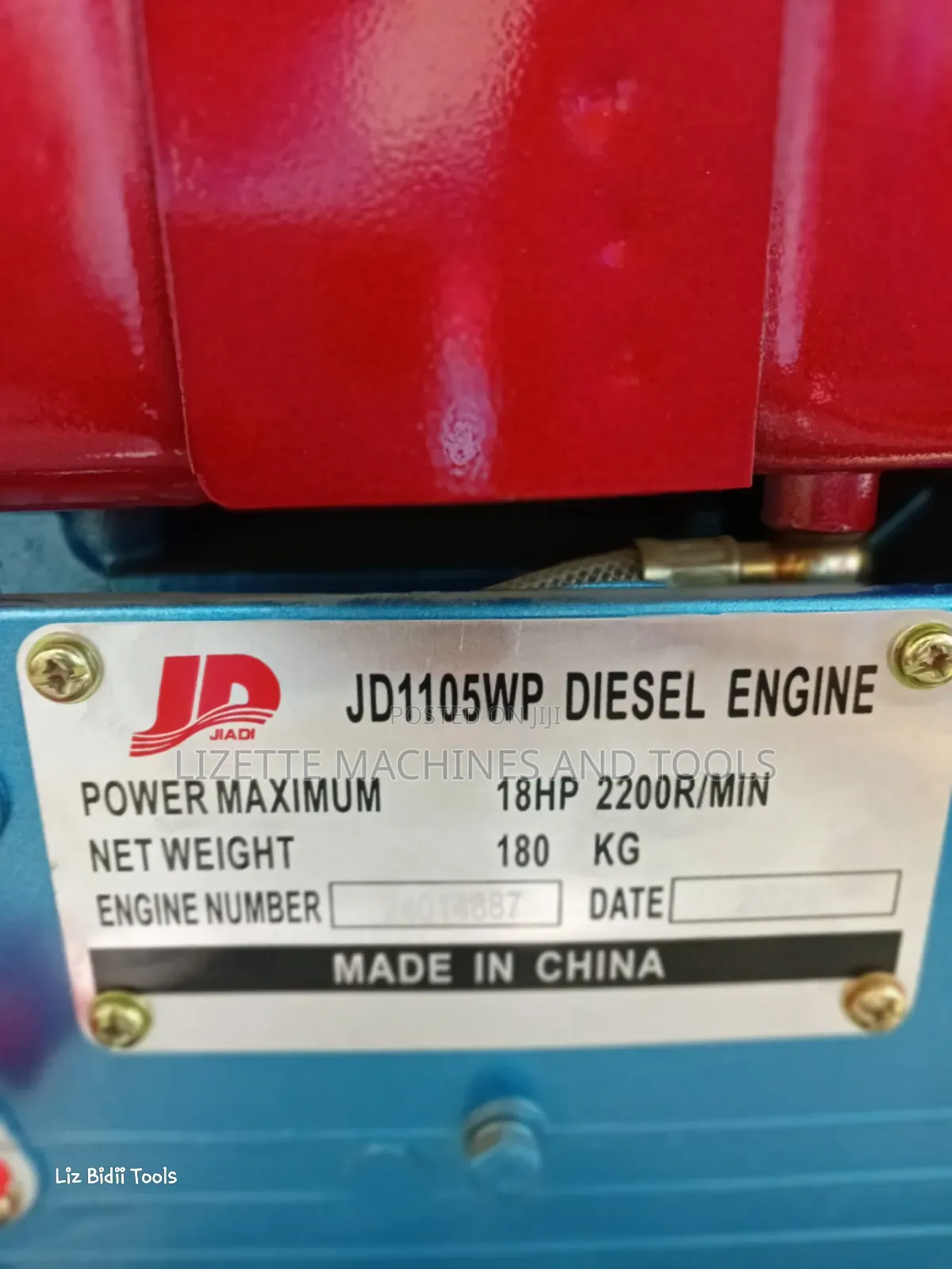 Jd 18hp Water Cooled Diesel Engine