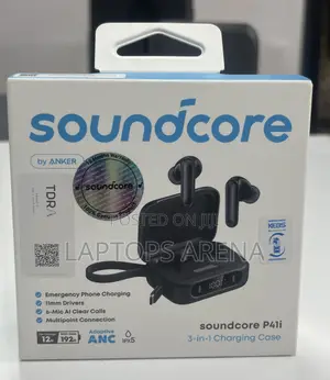 Soundcore P41i Earbuds With Built-in Phone Charging-Black