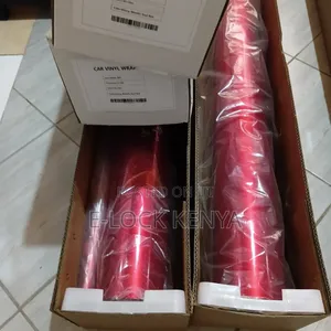 Glossy Metallic Soul Red Car Wrap