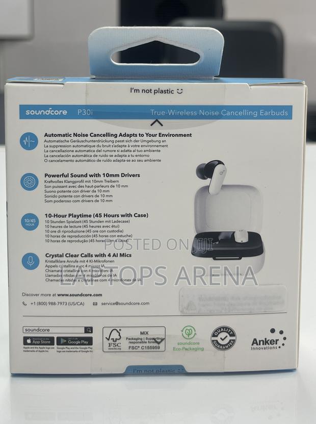 Anker Soundcore P30i With Active Noise Cancellation-White - thumbnail 2