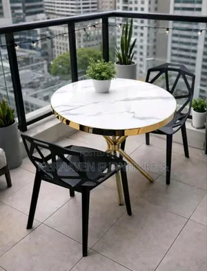 2 Seater Balcony Dining Set – Compact Outdoor Table Chairs