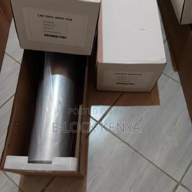 Car Vinyl Film Wrap Glossy Metallic Silver