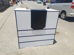 Office Welcoming White Black Desk