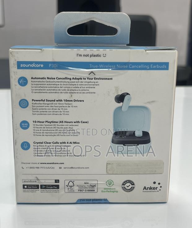 Anker Soundcore P30i With Active Noise Cancellation-Blue - thumbnail 2