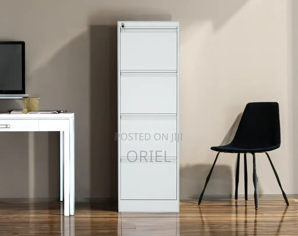 Modern Office Cabinet : Office Four-Drawer Steel File Cabinet