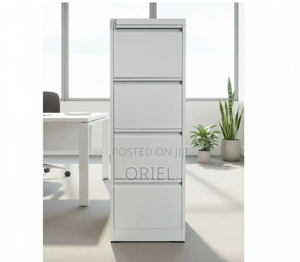 Modern Office Cabinet : Office Four-Drawer Steel File Cabinet