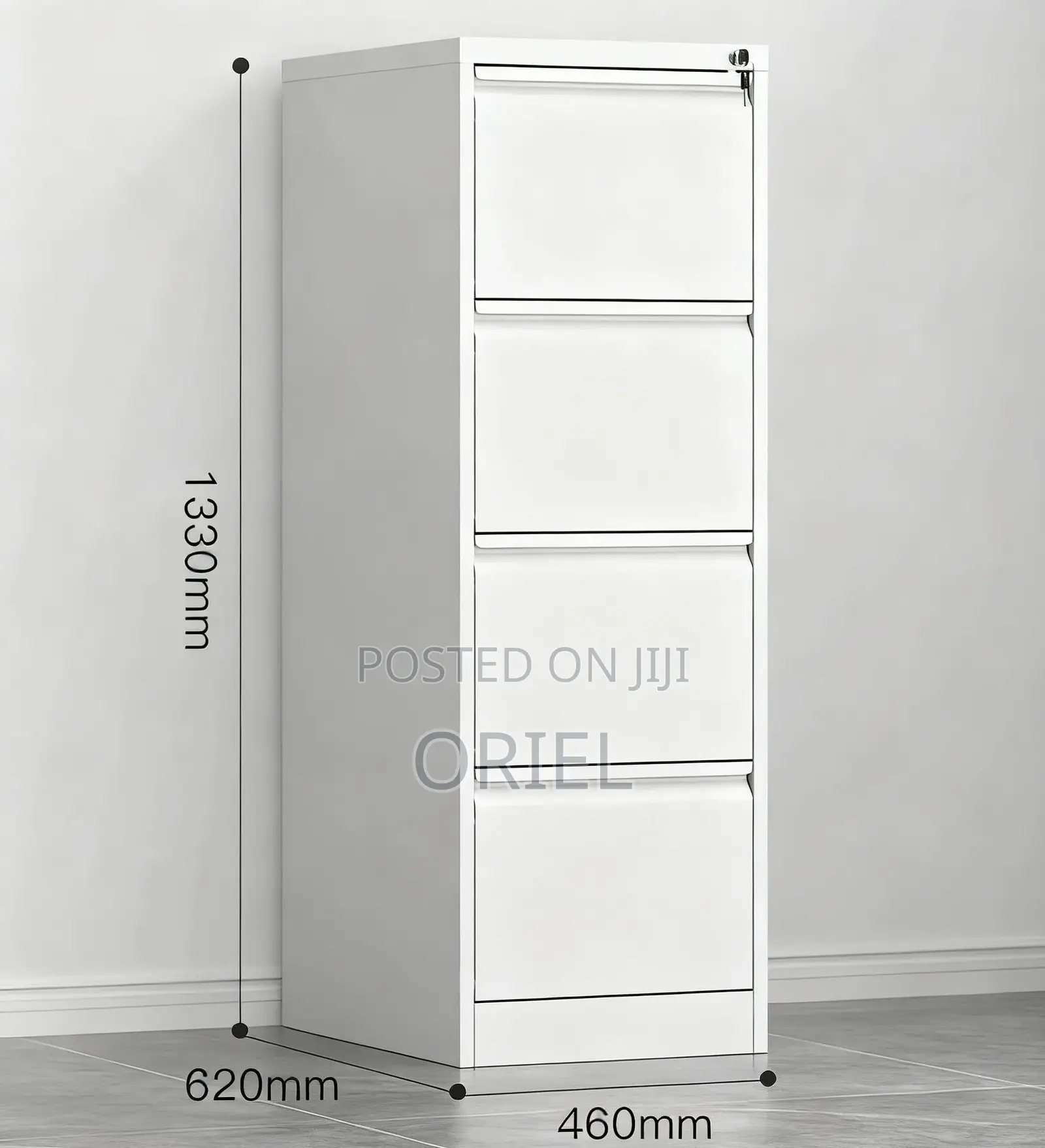 Modern Office Cabinet : Office Four-Drawer Steel File Cabinet