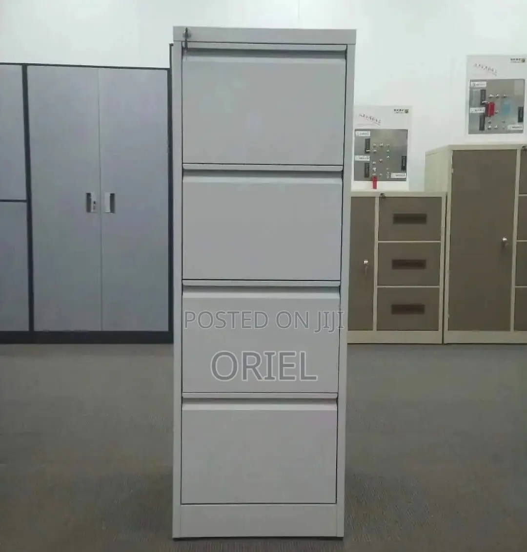 Modern Office Cabinet : Office Four-Drawer Steel File Cabinet