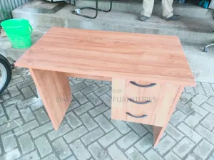 Wooden Desk With Drawers