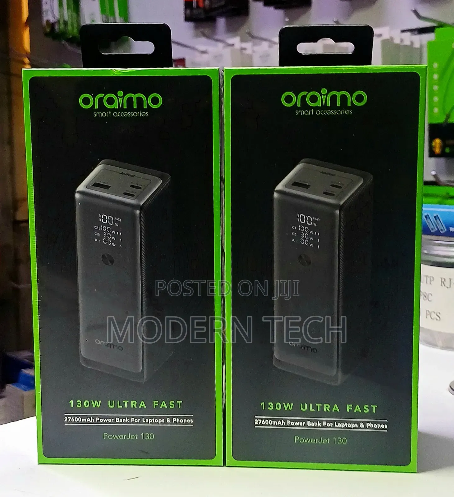 "Oraimo Powerjet 130 27,600mah – Power Bank for Multi Devices"