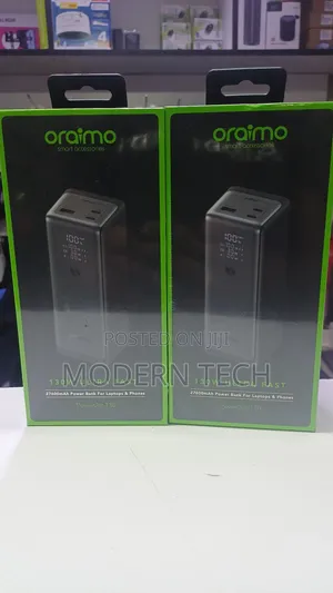 "Oraimo Powerjet 130 27,600mah – Ultimate Power Bank for Laptops