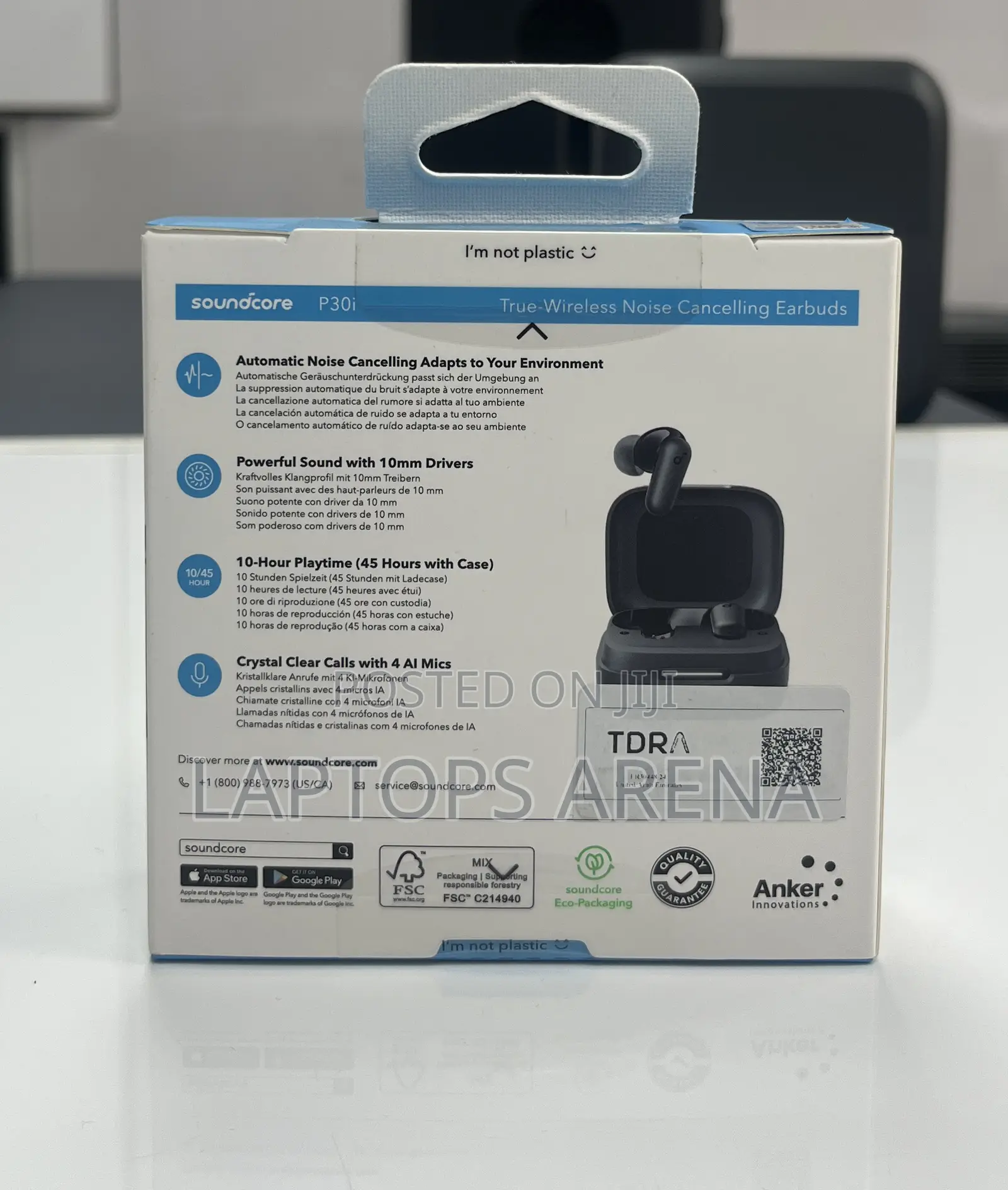 Anker Soundcore P30i With Active Noise Cancellation-Black