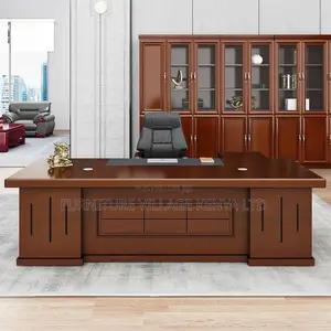 Office Desk; 1.6 Meter Execuive L-Shaped Office Desk