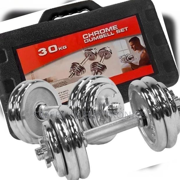 30kg Chrome Dumbbells – Fitness Made