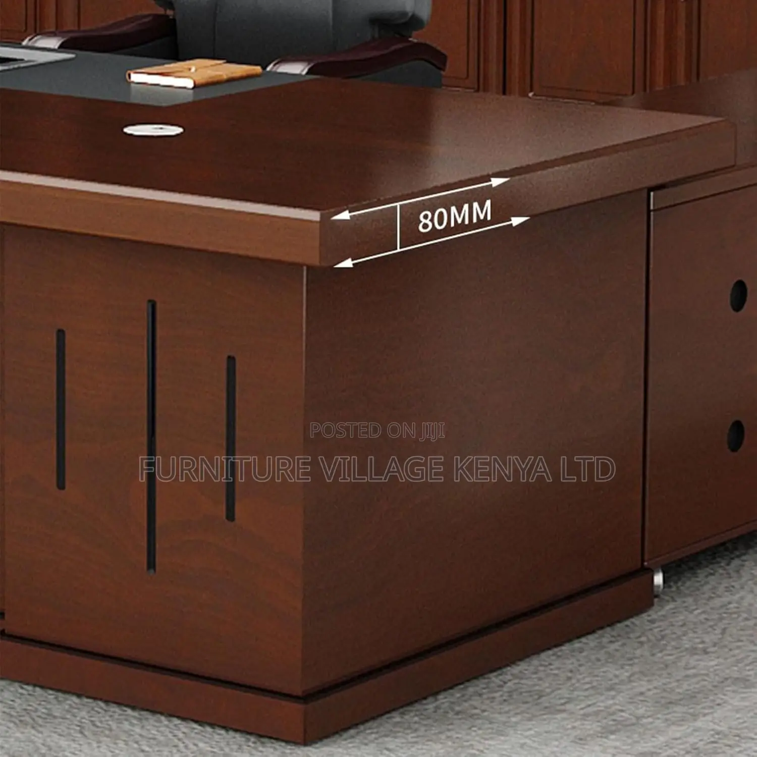 Office Desk; 1.6 Meter Execuive L-Shaped Office Desk