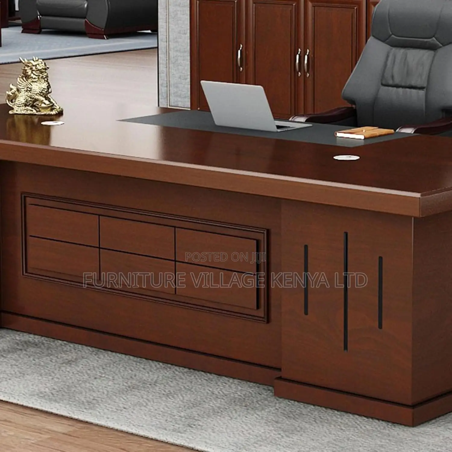 Office Desk; 1.6 Meter Execuive L-Shaped Office Desk