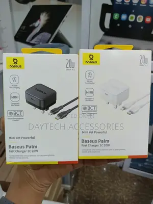 Baseus Palm Fast Charger 1c 20w With C to iPhone Cable