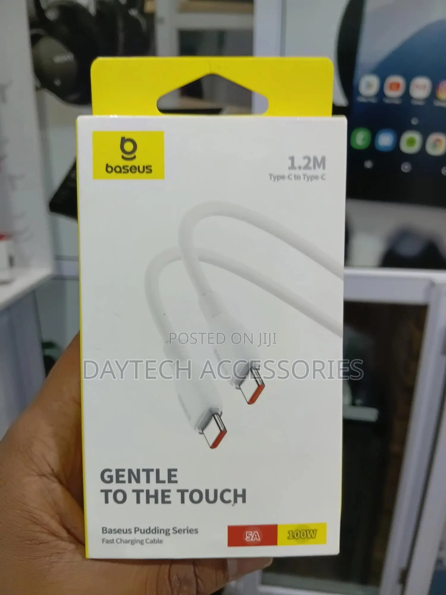 Baseus Pudding Series Fast Charging Cable (Type-C to Type-C) 100w