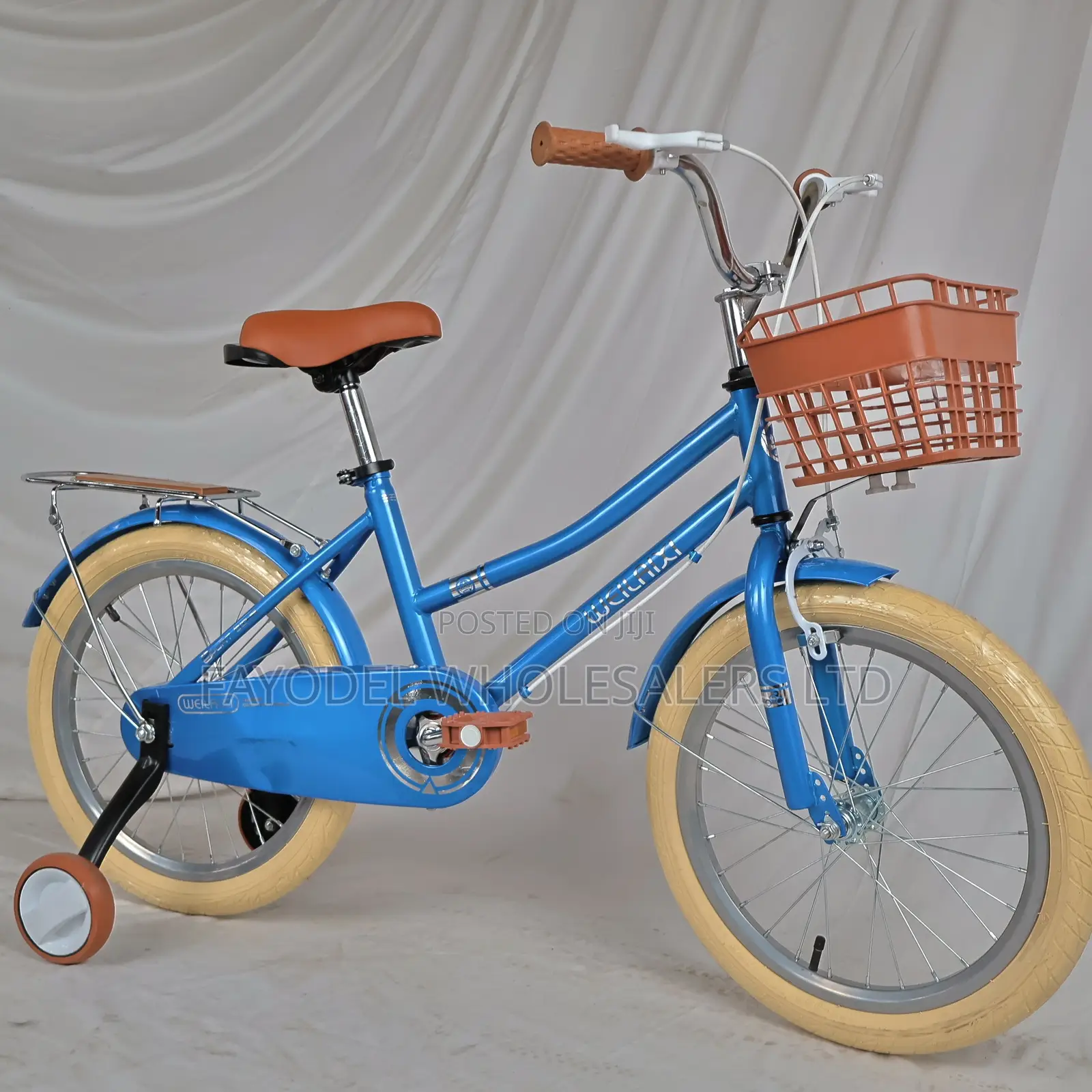 Durable Blue Weilaxi Kids Bike – For 5, 6, 7 Years