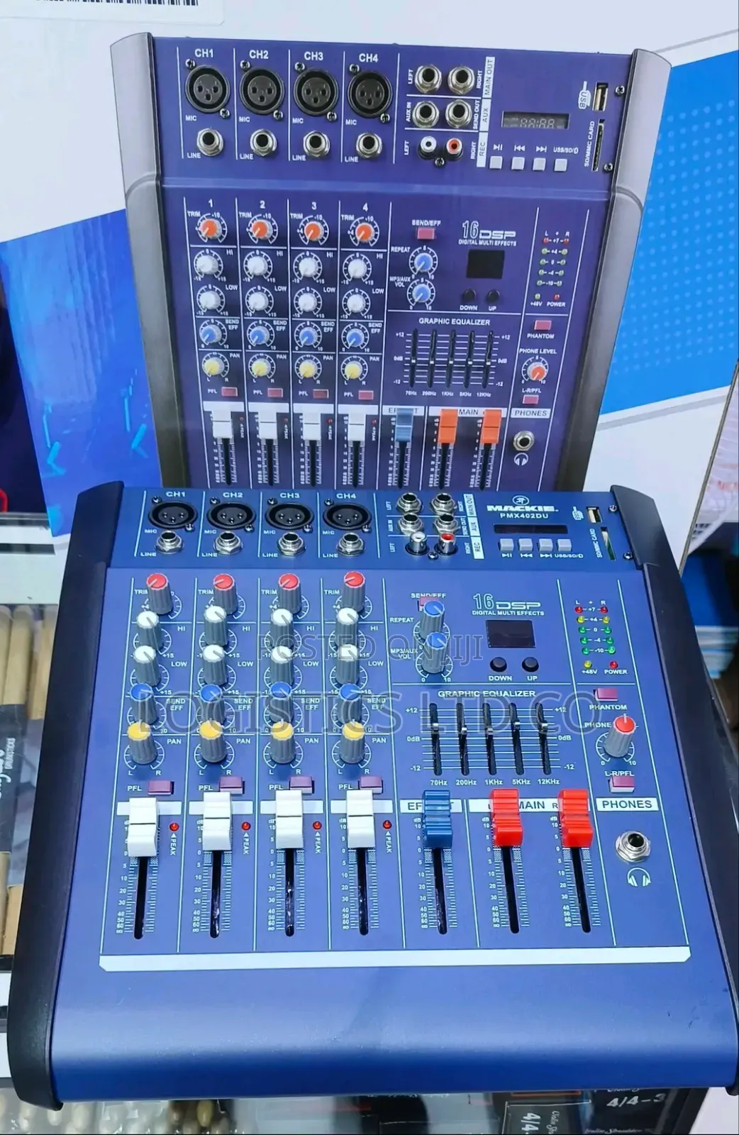 Omax 4 Channels Powered Mixer 1200 Watts , Usb , Bluetooth , Aux Phone