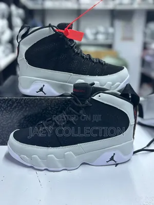 Jordan 9 Black/Black and Grey